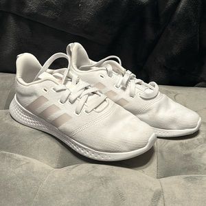 white adidas